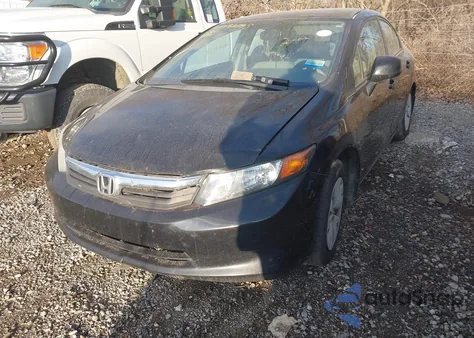 2012 Honda Civic Lx из США, поврежденный, VIN 19XFB2F57CE095901